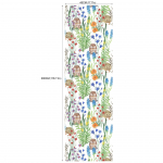 Eemaldatav elutoa magamistoa isekleepuv tapeet (45cm * 300cm Roheliste taimede lillede sari) RW158