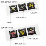 &uuml;mbris Volk+swagen VW POLO Passat B5 B6 B7 Golf MK6 EOS Scirocco Jetta MK5 MK6 autokleebiste tr&uuml;kinupu v&auml;rvinupp Dangerous series