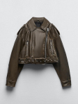 Ailegogo Naiste Vintage L&otilde;tv PU Kunstnahast L&uuml;hike Jakk V&ouml;&ouml;ga Streetwear Naiste T&otilde;mblukuga Retro Mootorratta Biker Jakk &Uuml;ler&otilde;ivad Topid L