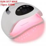 Sun X17 MAX UV LED-lamp k&uuml;&uuml;nte manik&uuml;&uuml;riks 72 LED-i professionaalsed geellakiga kuivatuslambid koos taimeriga automaatse anduri varustuse t&ouml;&ouml;riistad