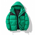 Talvine uus paks soe puuvillase polsterdatud jope paaridele &otilde;ues kasutatavad tuulekindlad m&auml;gironimisriided M valge