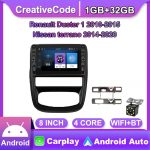 8-tolline Renault Duster 1 jaoks 2010&ndash;2015 Nissan terrano 2014&ndash;2020 jaoks koos nupunupuga autoga Android Android GPS 1+32GB 1+32GB