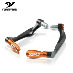 NEW Motocycle Handlebar Handle grips Bar Ends + Brake Clutch Levers Guard Protector For Yamaha R3 YZF-R3 YZFR3 Orange-YZFR3 gray