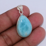 Looduslik Larimari v&auml;&auml;riskivist ripats, 925 h&otilde;bedast ehted, s&uuml;nnikivist ripats, Reiki ripats, Boho ehted, j&otilde;ulukink