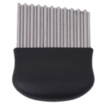 1 tk k&ouml;&ouml;gi puu- ja k&ouml;&ouml;givilja viilutaja porgandil&otilde;ikur kartulipulgad gofreeritud kartulinuga must