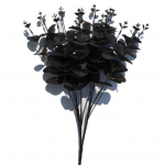 Vastupidav v&otilde;ltsitud eukal&uuml;ptilehega kaasaskantav stiilne pilkup&uuml;&uuml;dev must