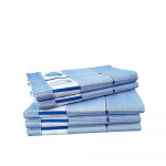 5 kvaliteetse puuvillase k&ouml;&ouml;gir&auml;tiku komplekt &ndash; 100% puuvillane k&ouml;&ouml;gir&auml;tik 65 x 47 sinine