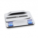 Jahutusventilaator PS5 vertikaalse aluse jaoks PS5 kahe kontrolleriga m&auml;ngupuldi konsooli laadimisjaama jahuti ventilaatori k&otilde;rvaklappide hoidik valge