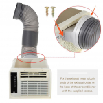 360 W kaasaskantav aken &otilde;hukonditsioneer 24 tundi taimer jahutus k&uuml;te K&uuml;lm/soojus &otilde;hukonditsioneeri kasti jahuti &otilde;hukuivati ​​tasuta toru 110V/220V kingitus