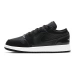 Air Jordan 1 Low SE GS All Star Weekend Laste tossud Must Valge DD2191-001 36
