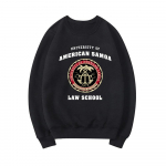 American Samoa &Uuml;likooli &Otilde;igusteaduskonna Dressipluus &Uuml;mmarguse Kaelusega Unisex Pulloverid Graafilised Hupparid Naiste T&auml;navamoodi Dressipluusid Topid Unisex 2XL