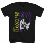 The Doors Jim Morrison Purple Spiral Litsentsiga Rock N Roll Tee must Unisex T-s&auml;rgid S