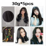 New Fashion Organic Natural Hair Dye Shampoo žen&scaron;enni ekstraktiga musta juuksev&auml;rvi v&auml;rvi &scaron;ampoon katvatele hallidele valgetele juustele 5Bags