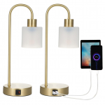 T&ouml;&ouml;stuslik Laualamp Vintage Retro Laualamp 8W Lambipirniga &Ouml;&ouml;kapi &Ouml;&ouml;lamp US Plug kuld
