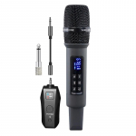 UHF traadita k&auml;eshoitav d&uuml;naamiline karaokemikrofon Bluetooth-vastuv&otilde;tja, mis esitab professionaalset kodukaja k&otilde;rget ja madalat bassi one drag one