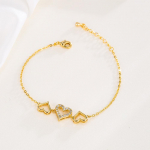 Kahekordse s&uuml;damega k&auml;ev&otilde;ru Naiste ehted Uued aksessuaarid Virsiku s&uuml;damega k&auml;ev&otilde;ru kollane