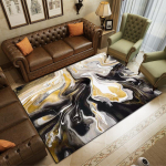 Prinditud sulgedega vaip pl&uuml;&uuml;s elutuba t&auml;isp&otilde;randamatt kaasaegne lihtne 3D magamistoa vooditekk &otilde;ppelaud ja tool matt 60*90cm