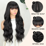 MISSQUEEN s&uuml;nteetilised pikad lainelised parukad tukkpikendustega Natural Light Blond parukas K&otilde;rge temperatuuriga kiust parukas naistele Cosplay 65cm