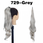 MISS WIG 30-tolline s&uuml;nteetiline painduv m&auml;his hobusesaba &uuml;mber, pikk laineline kihiline hobusesaba juuksepael naistele igap&auml;evaseks kandmiseks 75cm