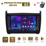 icreative Auto Android-raadio Volkswagen Polo Sedaanile 2008-2018 Nupuga 2din Multimeedia Stereo Videopleier WIFI GPS 1+16GB 1+16GB