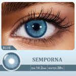 EYESHARE Loodusliku v&auml;rvi l&auml;&auml;tsed Silmad 2tk V&auml;rvilised kontaktl&auml;&auml;tsed silmadele Blue Beauty Kontaktl&auml;&auml;tsed Aastased kosmeetilised v&auml;rvilised l&auml;&auml;tsed