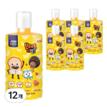 2080 Kids Gargle Bread Barbershop Banana Flavor, 250ml, 12 pieces