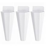 3 tk Seinale kinnitatav taimepott plastist lillepotikorv istutusmasin Koduaia sisekujundus Strip valge