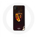 Xiaomi Redmi 9C &uuml;mbris rcl objektiiv oranžil mustal taustal