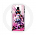 Samsung Galaxy J3 2017 &uuml;mbris Formula 1 Sergio P&eacute;rez F1 Driver Pink