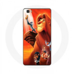 &Uuml;mbris Huawei P8 Lite The Lion King Simba ja Mufasa jaoks