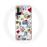 Coque pour Xiaomi Poco M3 Pro BTS Bangtan Sonyeondan BT21 Van Tata Chimmy Cooky Rj Koya Mang Et Shooky