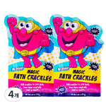 Mr. Bubble Bascrackles bath play products, unscented, 30g, 4 pieces