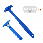 Ohutus Meeste Pika k&auml;epidemega Kokkupandav raseerimisnuga Keha pardel Tagumine Juuksel&otilde;ikur Keha Jalg Selg Raseerija Pardel Epilaator Karvaeemaldust&ouml;&ouml;riist