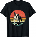 Retro Bostoni bullterjer koerakutsikas Bostoni terjer Unisex T-s&auml;rk S