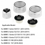 Car Volume Air conditioning Knob Button Ring Trim for BMW 1 2 3 4 X1 X2 Series F20 F21 F22 F23 F30 F31 F32 F33 F25 F47 F48