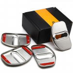 4 x roostevabast terasest auto ukseluku kaitsekatted Megane Laguna Scenic Captur Talisman Fluence Twingo Latitude Espace Sandero jaoks h&otilde;be