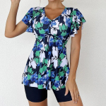 Suvised suures suuruses ujumisriided Naistele Suured ujumisriided Tankini komplektid Rannariided Kaheosalised ujumisriided Sport Bassein Naiste Ujumiskost&uuml;&uuml;m S roheline