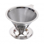 Kohvifilter roostevabast terasest kallake &uuml;le kohvitilguti korduvkasutatav paberivaba kohvikoonusfilter kodu jaoks