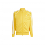 Adidas Originals Adicolor Classics Sst Treeningjakk Kolme Triibuga Meeste &Uuml;ler&otilde;ivad Kollane IR9865 S