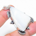 Natural Rainbow Moonstone Gemstone 925 Sterling Silver Pendant 2.29 l0j10