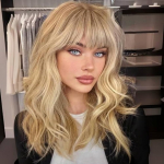 NICESY must tukkidega parukas, mustad lainelised parukad naistele, &otilde;lgade pikkusega lokkis s&uuml;nteetilisest juustest parukas peol igap&auml;evaseks kasutamiseks, 18 tolli&hellip; 46cm