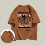 Meeste multikas T-s&auml;rgid 2023 Suvised Harajuku Kawaii kassiga tr&uuml;kitud l&uuml;hikeste varrukatega T-s&auml;rgid FeUnisex Paari T&auml;navar&otilde;ivad Lahtised riided Y2K Topid Unisex 4XL