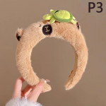 Kawaii Capybara Kids pl&uuml;&uuml;sis peav&otilde;ru multifilm Anime Doll juuksepael N&auml;o Kimp Juuksepael S&uuml;gis-talvine peakate t&uuml;drukule kingitus
