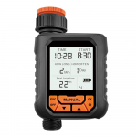 Sprinkleri taimer V&auml;lisvee taimer aiavooliku jaoks 1 v&auml;ljalaskeavaga suur LCD-ekraan, programmeeritav With Rain Sensor