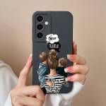 Samsung M15 A15 A55 A35 S24 Ultra S24+ F15 telefoni kaane&uuml;mbriste jaoks mood poiss, t&uuml;druk Kvaliteetne silikoonist pehme kaamera kaitsekork kaitseraud Galaxy jaoks Samsung A55