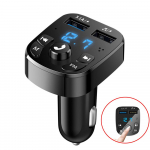 Autolaadija Bluetooth 5.0 FM saatja Kahe USB laadija 3.1A kiirlaadija auto MP3-m&auml;ngija Autoraadio heli AUX autokomplekt K&auml;ed-vabad autotarvikud Button type