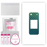 apgo Protective Skin Sticker for the back compatible with Nokia 2780 Flip, Wrap Film, Foil, Vinyl - Pattern Carbon Chameleon CAKA1