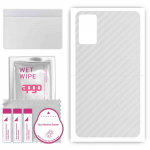 apgo Protective Skin Sticker for the back compatible with TCL 403, Wrap Film, Foil, Vinyl - Pattern Transparent Carbon