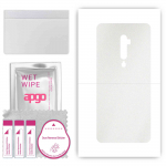 apgo Protective Skin Sticker for the back compatible with Oppo Reno 5G, Wrap Film, Foil, Vinyl - Pattern Matte Transparent