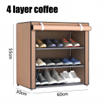 4/5/6 kihiline kingariiul Lihtne kokkupandav kingariiul Kingakorraldaja aluse hoidik Kodu kingakarp 4 layer